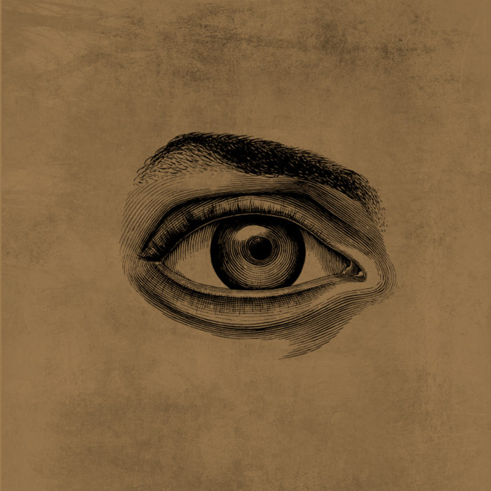 Lithographic style human eye