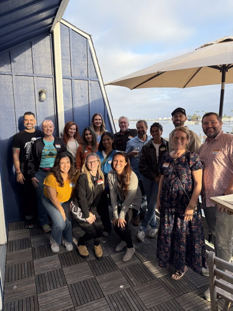 hug event group photo